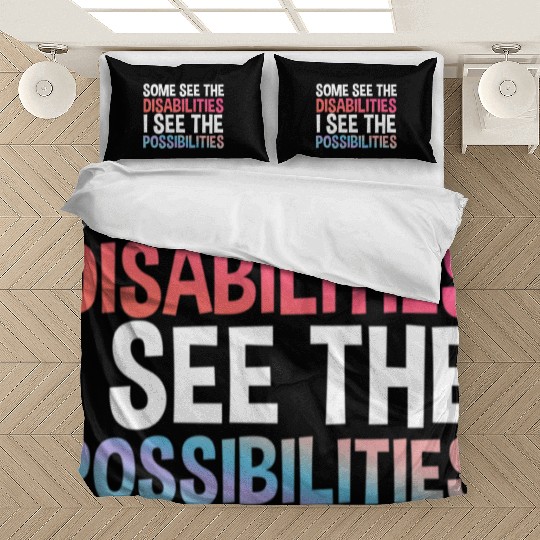 I See Possabilities Special Education Teacher Bedding Sets