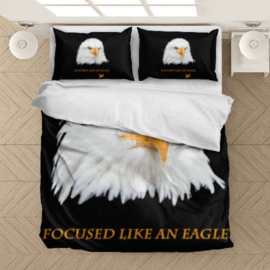 Bald Eagle Gift Idea Focussed like an Eagle Photo Bedding Sets