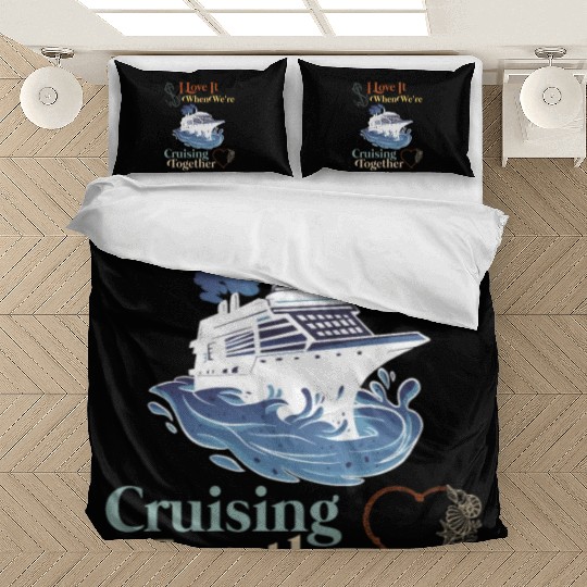 Cruising Together Cruise Vacation Spring Break Bedding Sets