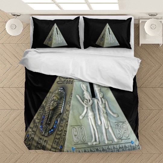 metal pyramide Bedding Sets