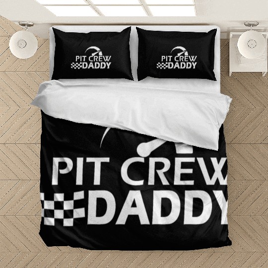 Pit Crew Daddy Race Car Birthday Party Racing Fami Bedding Sets