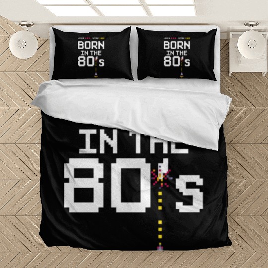1983 Birtday Retro Gamer Pixel Born in the 80s Bedding Sets