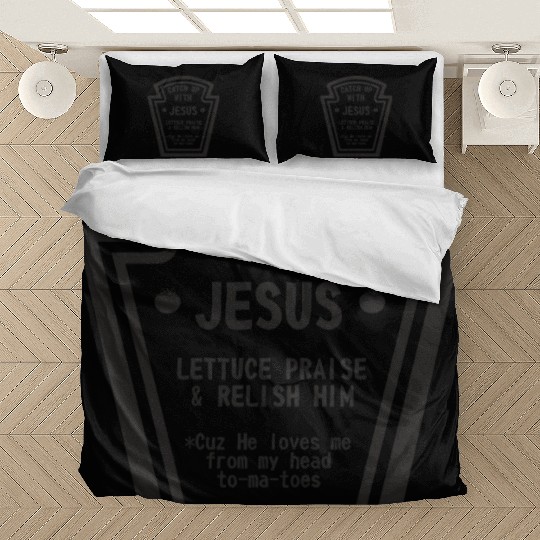 Catch up With Jesus, Funny Christian Bedding Sets