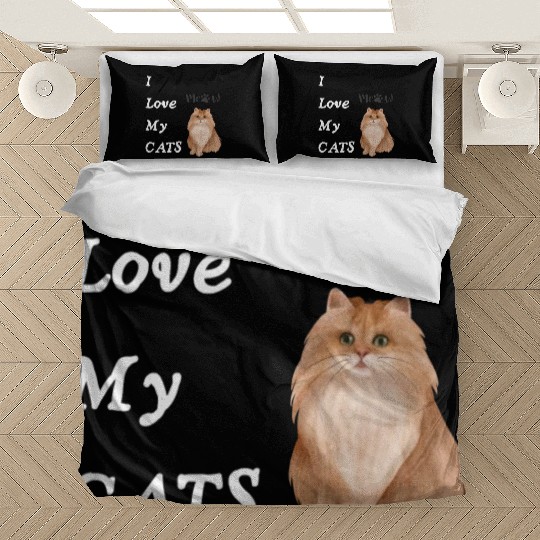 I love my cats - Meow Bedding Sets