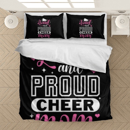 Loud and Proud Cheer Mom Bedding Sets