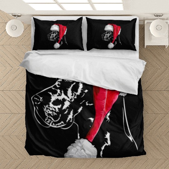 Santa Great Dane Dog Christmas Wilsigns Bedding Sets