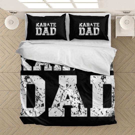 Karate Dad Martial Arts Martial Artist Fathers Day Bedding Sets
