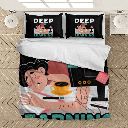 Deep Learning AI Artificial Intelligence Robotics Bedding Sets