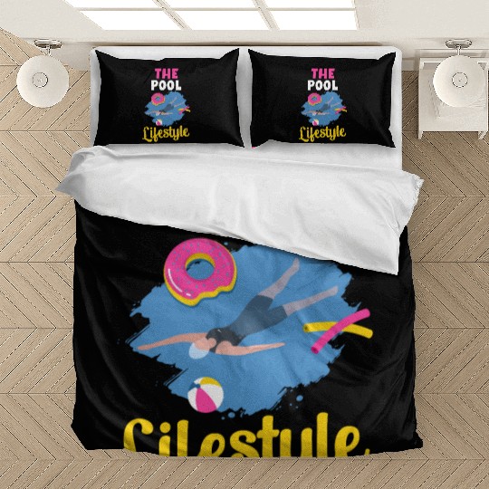 The Pool Lifestyle Donut Floater Swimming Sports Bedding Sets