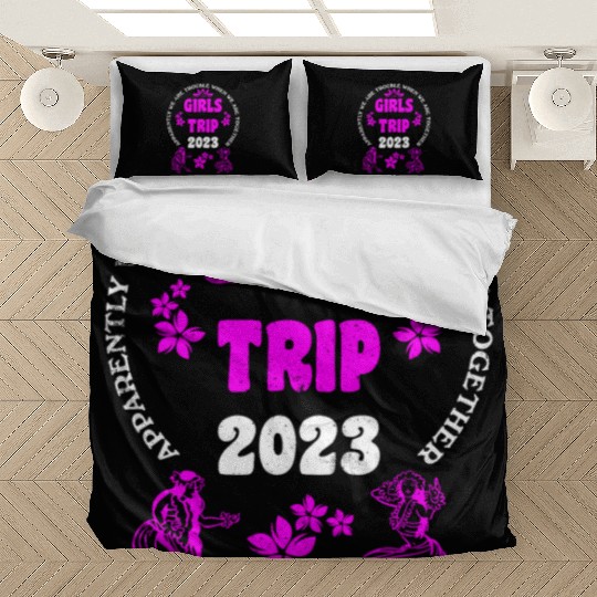 Girls Trip 2023 girls vacation girls spring break Bedding Sets