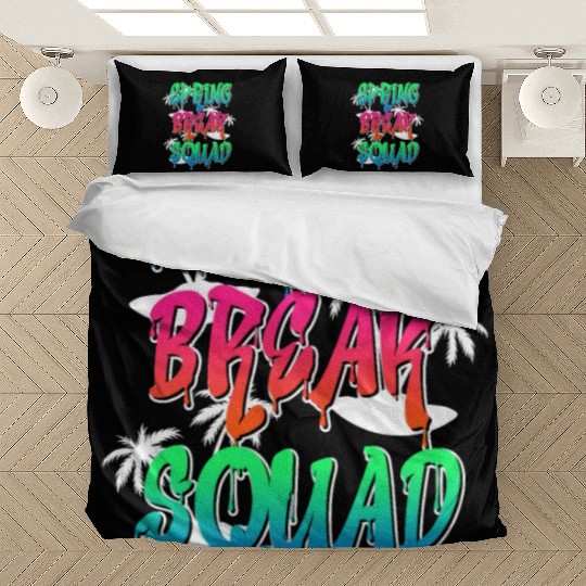 Spring Break Squad Summer Vacation Spring Break Bedding Sets