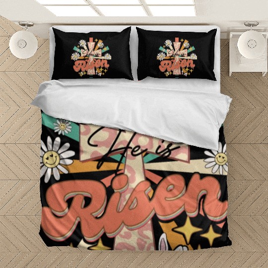 He is risen Mathew 28:06 Bedding Sets