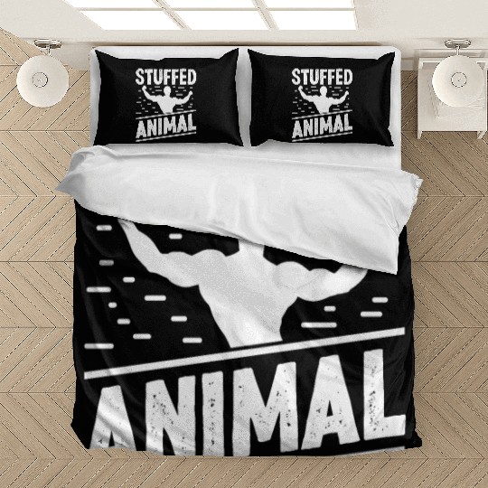 Strongman stuffed animal gym fitness bodybuilding Bedding Sets