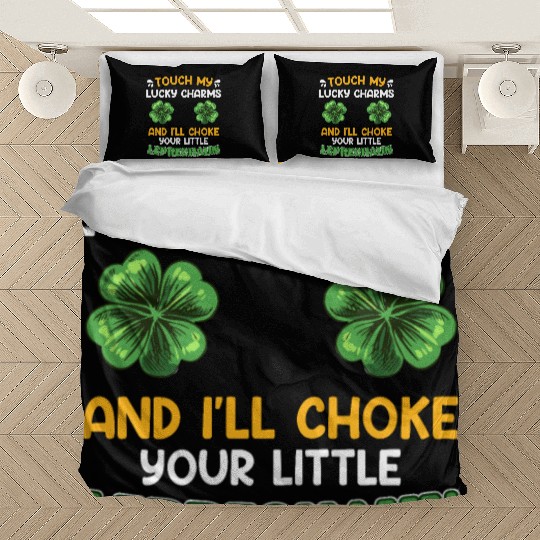 Funny St. Patrick's Day saying Lucky Charms Bedding Sets