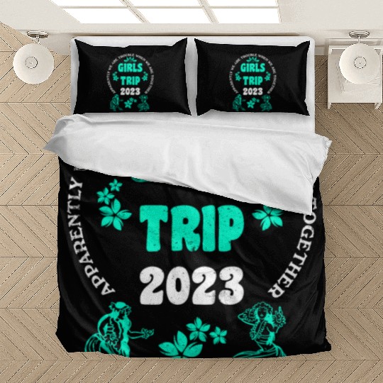 Girls Trip 2023 girls vacation girls spring break Bedding Sets