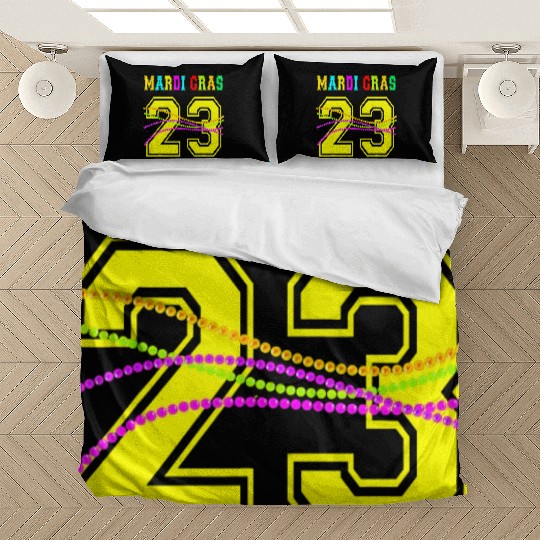 2023 Mardi Gras New Orleans Party Beads Bourbon St Bedding Sets