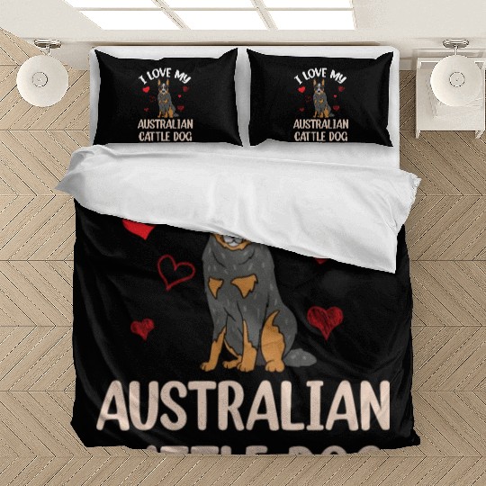 I Love my Australian Cattle Dog Bedding Sets