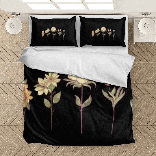 Wildflower, Flowers Plants Botany, Ladies Bedding Sets