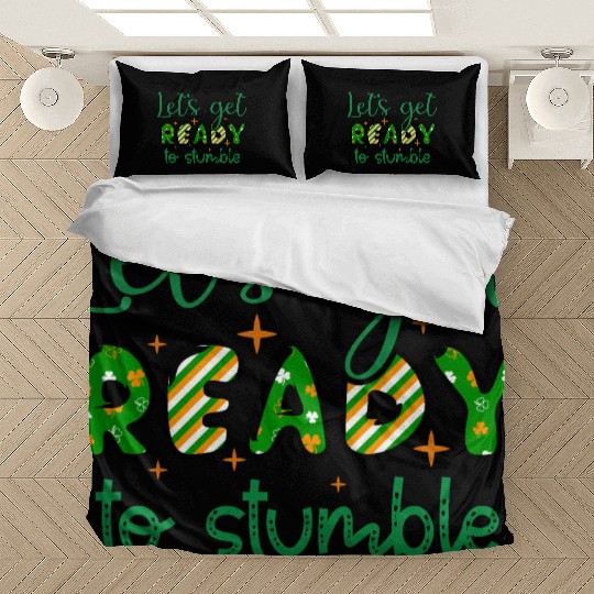 Lets get Patricks Day Sublimation Bedding Sets