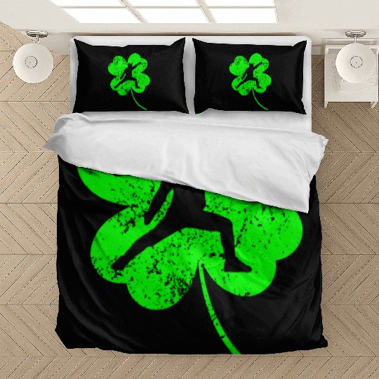 Fencing St. Patrick's day shamrock Bedding Sets
