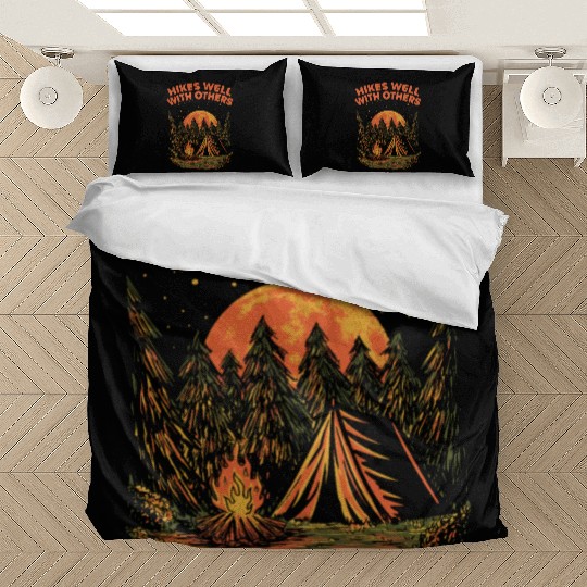 Hikes Well With Others Hiking Friends Hiker Buddy Bedding Sets