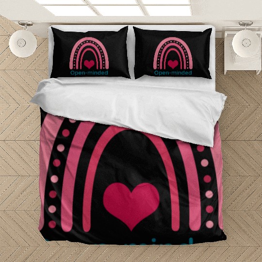 Open minded Viva Magenta Boho Rainbow Bedding Sets