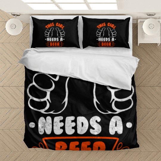 This girl needs a beer vacation Spring Break Bedding Sets