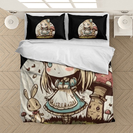 Chibi in Wonderland Bedding Sets