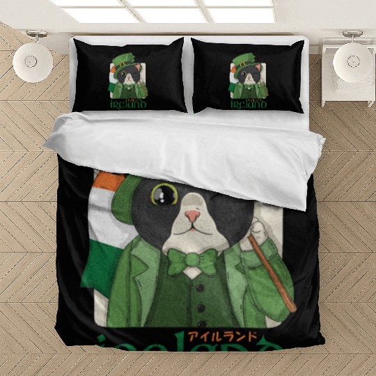 Ireland Tuxedo Cat Bedding Sets