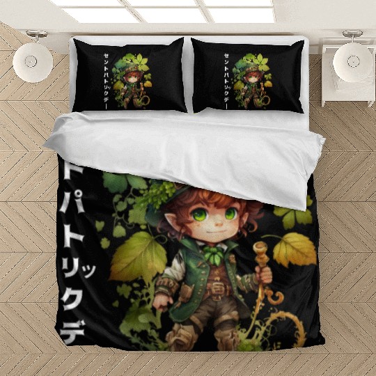 St Patrick's Day Anime Bedding Sets for Baby Kids Adults