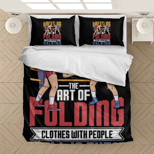 Wrestling The Art Of Folding Clothes Bedding Sets