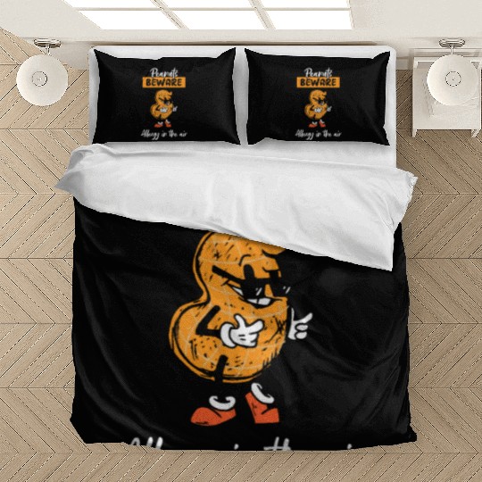 Peanuts Beware Allergy In The Air Peanut Allergic Bedding Sets
