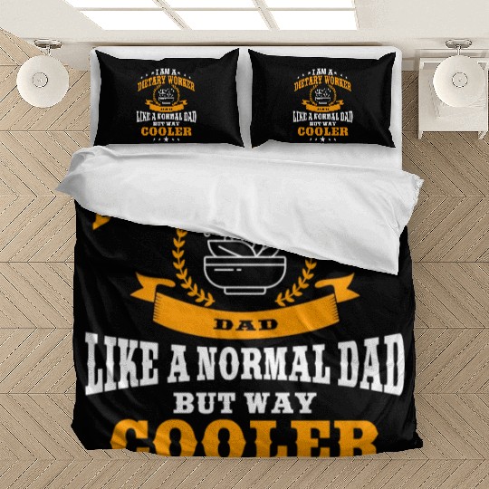 Funny Dietary Worker Dad Bedding Sets
