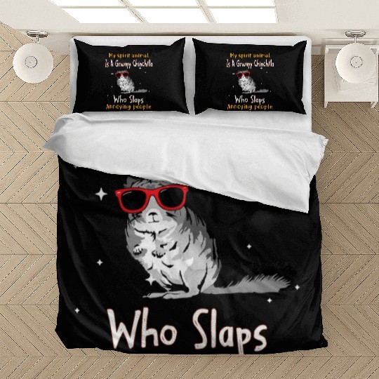 My Spirit animal Is A Grumpy Chinchilla Bedding Sets
