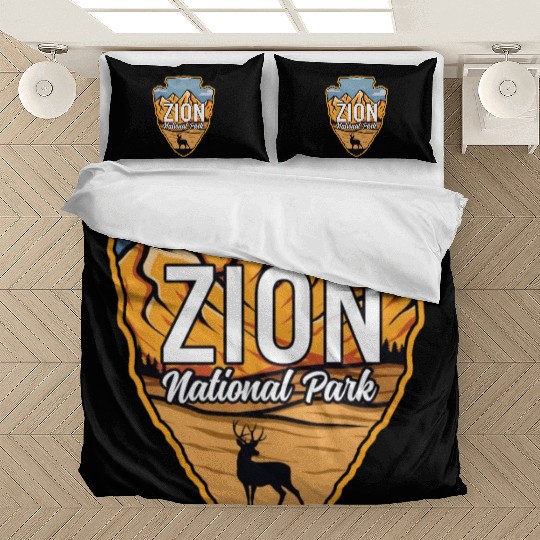 Zion US National Park Arrowhead Deer Mountains Bedding Sets
