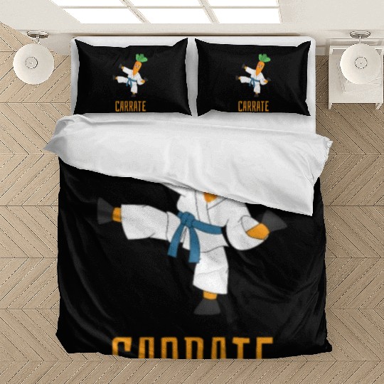 Carrate Carrot Lover Karate Coach Martial Artist Bedding Sets