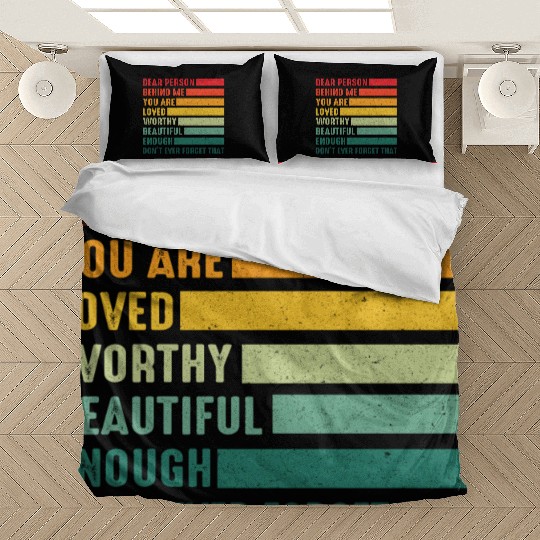 Dear Person Behind Me You Are Amazing Beautiful Bedding Sets