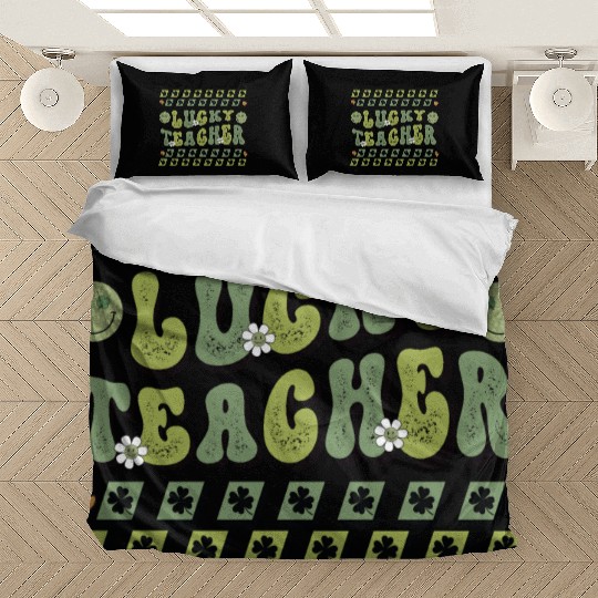 Lucky Teacher Saint Paddys St Patricks Day | Cool Bedding Sets