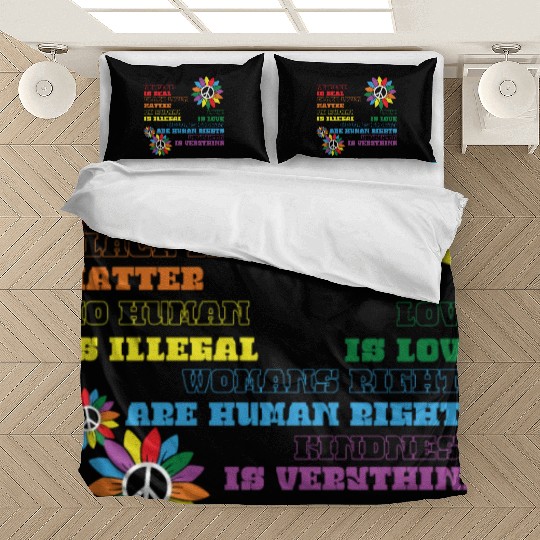 Distressed Science Is Real Black Bedding Sets