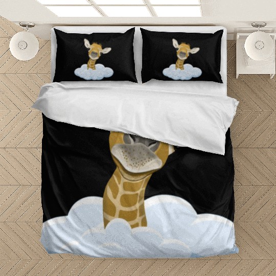 Giraffe with overlook Bedding Sets