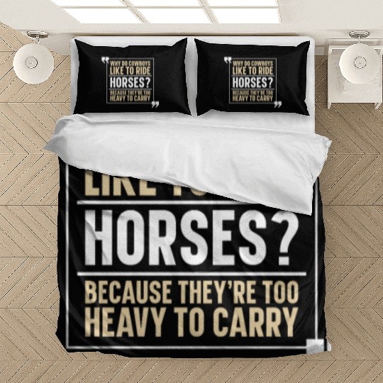 Horse Riding Hilarious Endurance Riding Bedding Sets