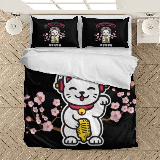 A Shared Universe Lucky Cat Bedding Sets