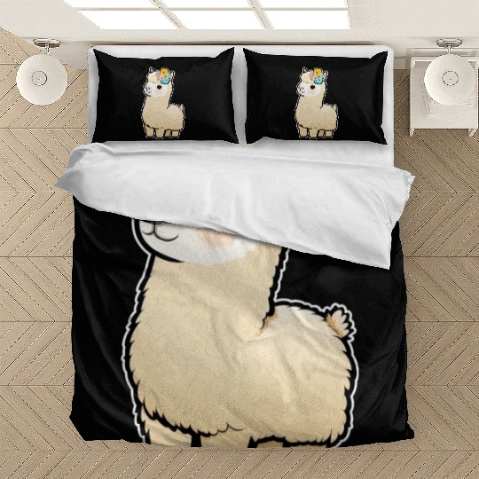 Floral Llama Bedding Sets
