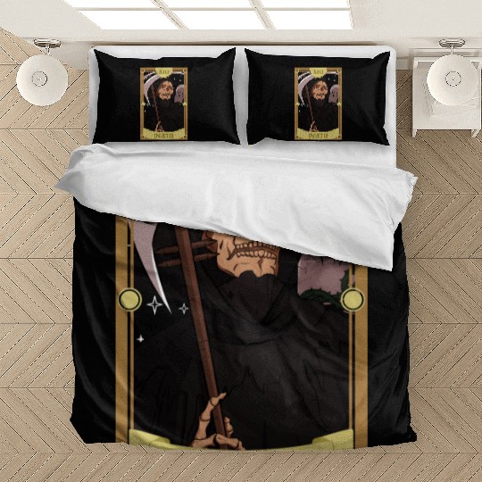 Anime Tarot Card Death Grim Reaper Occult Gothic W Bedding Sets