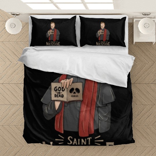 Saint Nietzsche Design for a Philosophy Student Bedding Sets