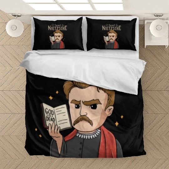 Saint Nietzsche Design for a Philosophy Student Bedding Sets