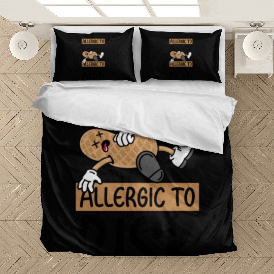 Allergic To Peanuts Allergic To Risk Peanut Bedding Sets