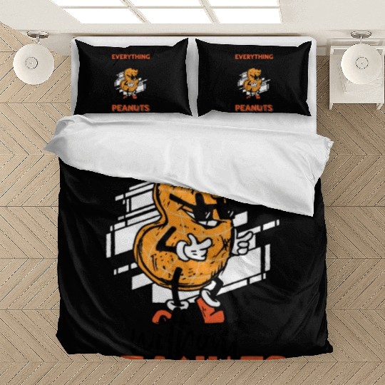 Everything Is Better Without Peanuts Peanut Bedding Sets