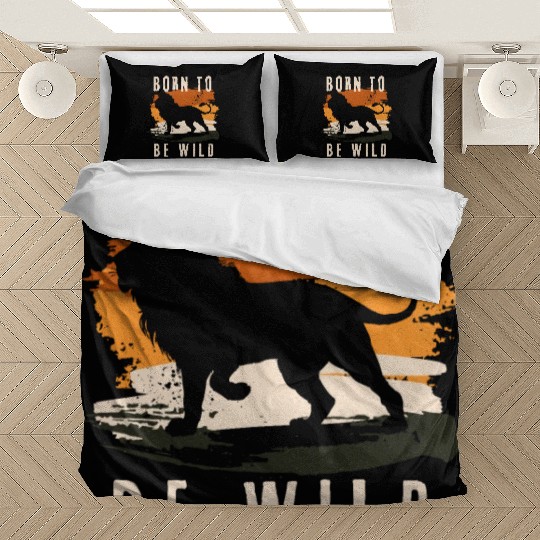 Born to be wild Lion Animal Bedding Sets