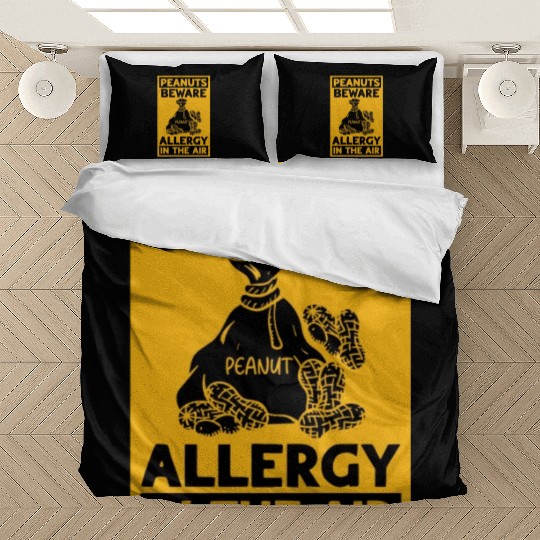 Peanuts Beware Allergy In The Air Peanut Allergic Bedding Sets